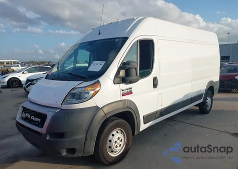 2021 Ram Promaster 2500 High Roof 159 Wb from USA, damaged, VIN 3C6ERVDG4ME508850